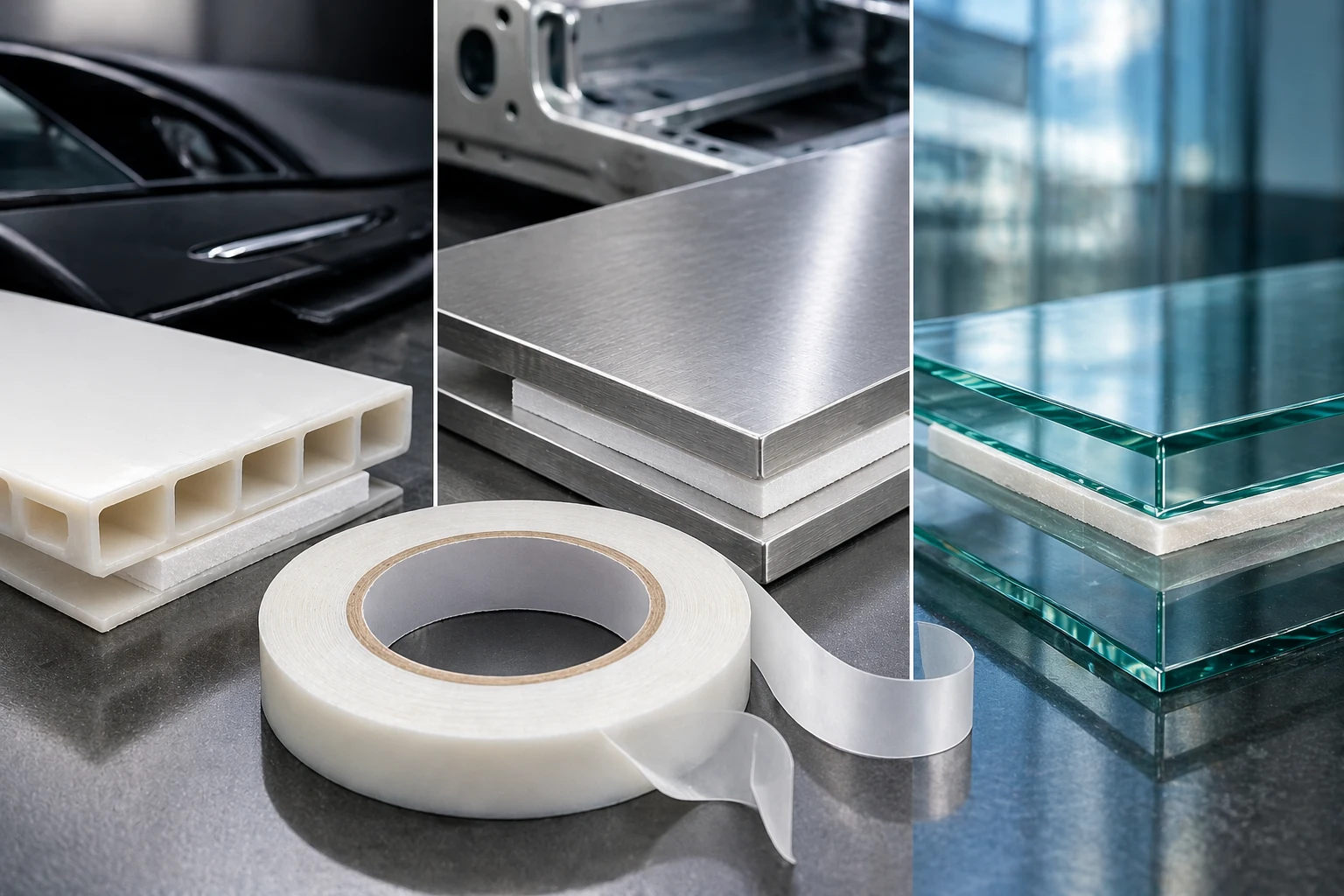 Best Double-Sided Tape for Plastic, Metal, and Glass Bonding